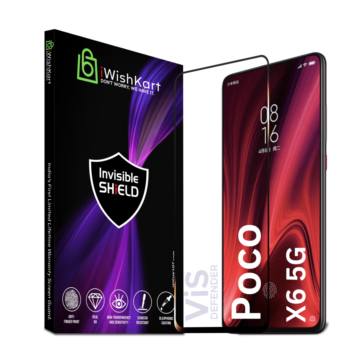 poco x6 tempered glass