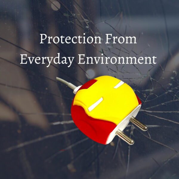 iWishKart Compatible with Apple 18W / 20W Adapter * All iPhone 14 13 12 11 Pro Max Plus (+) Mini/iPad/AirPods * Premium Ironman Cartoon Charger Case [Adapter and Cable NOT Included] - Image 5