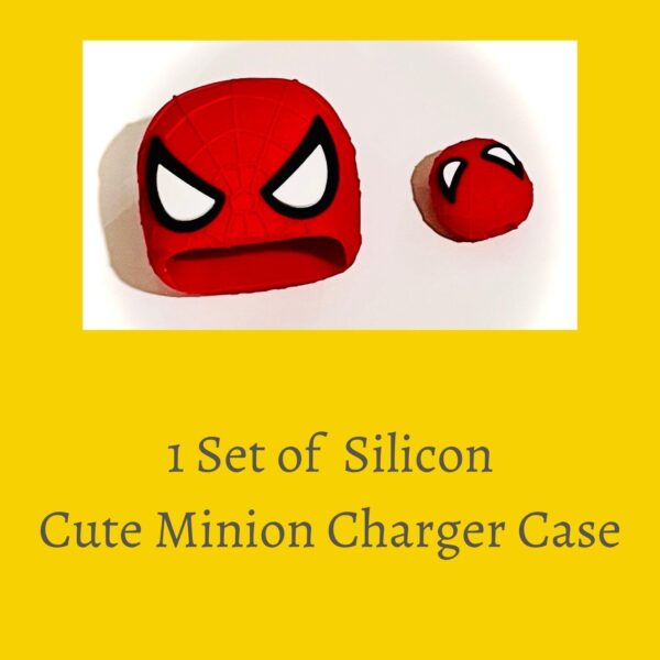 iWishKart Compatible with Apple 18W / 20W Adapter * All iPhone 14 13 12 11 Pro Max Plus (+) Mini/iPad/AirPods * Premium Spiderman Cartoon Charger Case [Adapter and Cable NOT Included] - Image 3