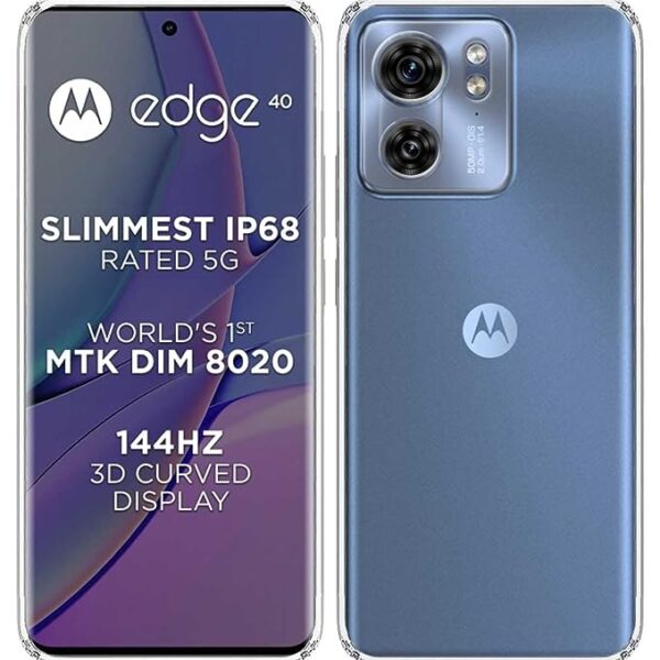 Motorola Moto Edge 40 Back Cover Case Transparent From iWishKart - Image 3