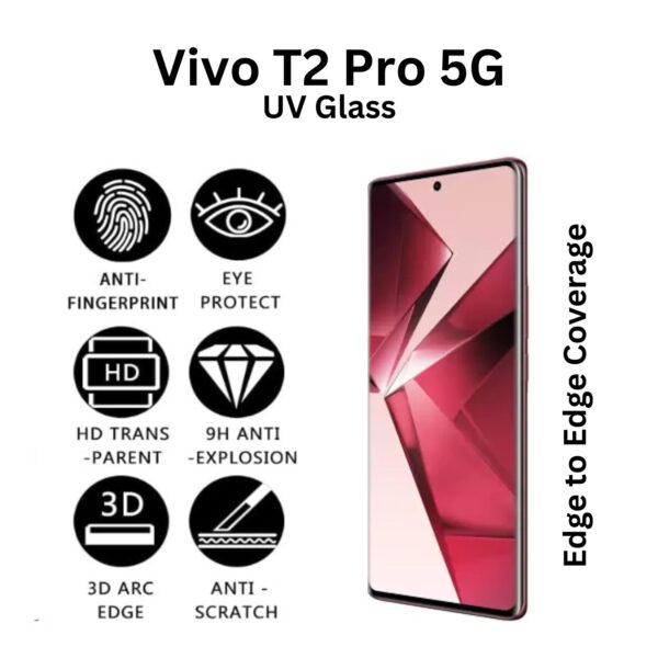 vivo t2 pro tempered glass