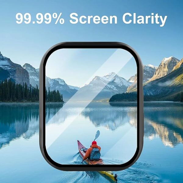 Case for Apple Watch 41MM Series 7 / 8 / 9 with Tempered Glass Screen Protector - Image 4