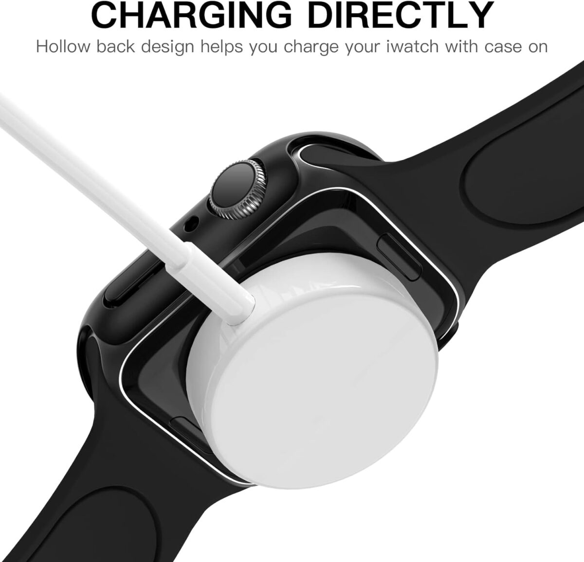 Case for Apple Watch 44MM Series 6 /5 / 4 / SE / SE2 WITHOUT Tempered Glass Screen Protector - Image 6