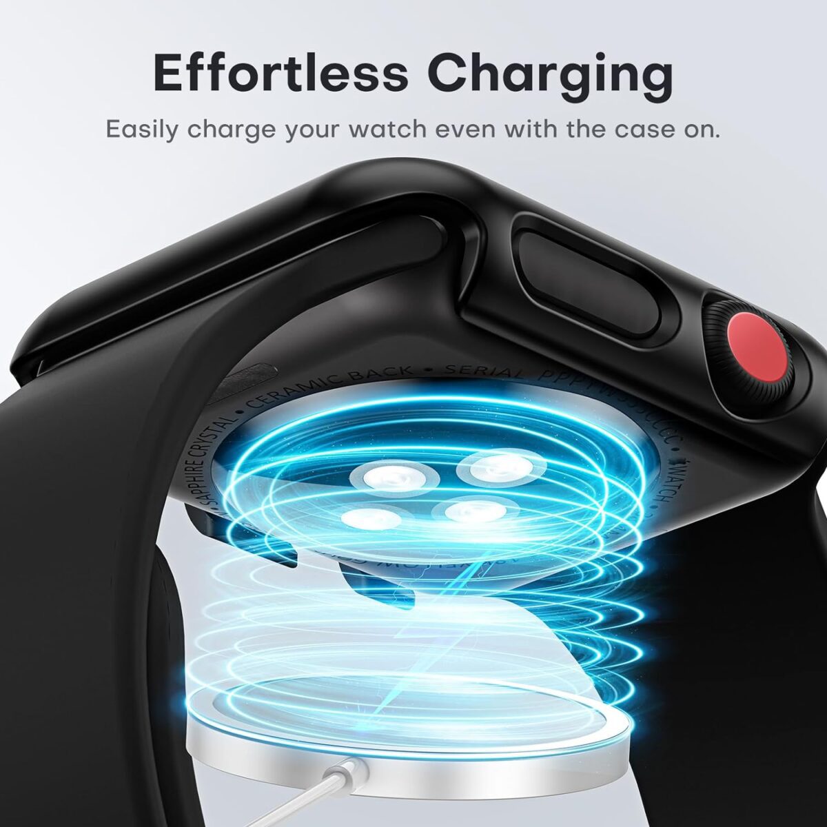 Case for Apple Watch 40MM Series 6 /5 / 4 / SE / SE2 with Tempered Glass Screen Protector - Image 6