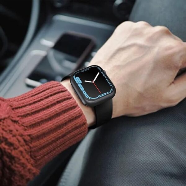 Case for Apple Watch 41MM Series 7 / 8 / 9 with Tempered Glass Screen Protector - Image 7