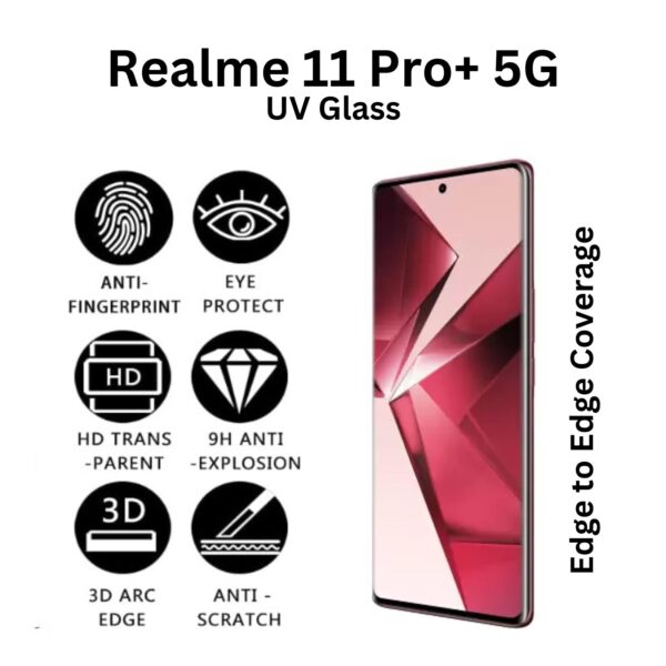 Realme 11 pro+ tempered glass