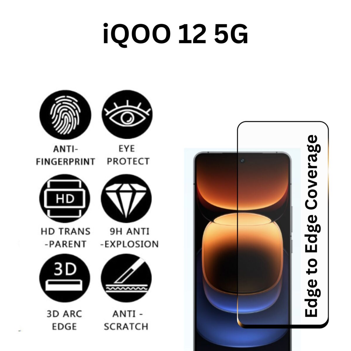 iqoo 12 tempered glass