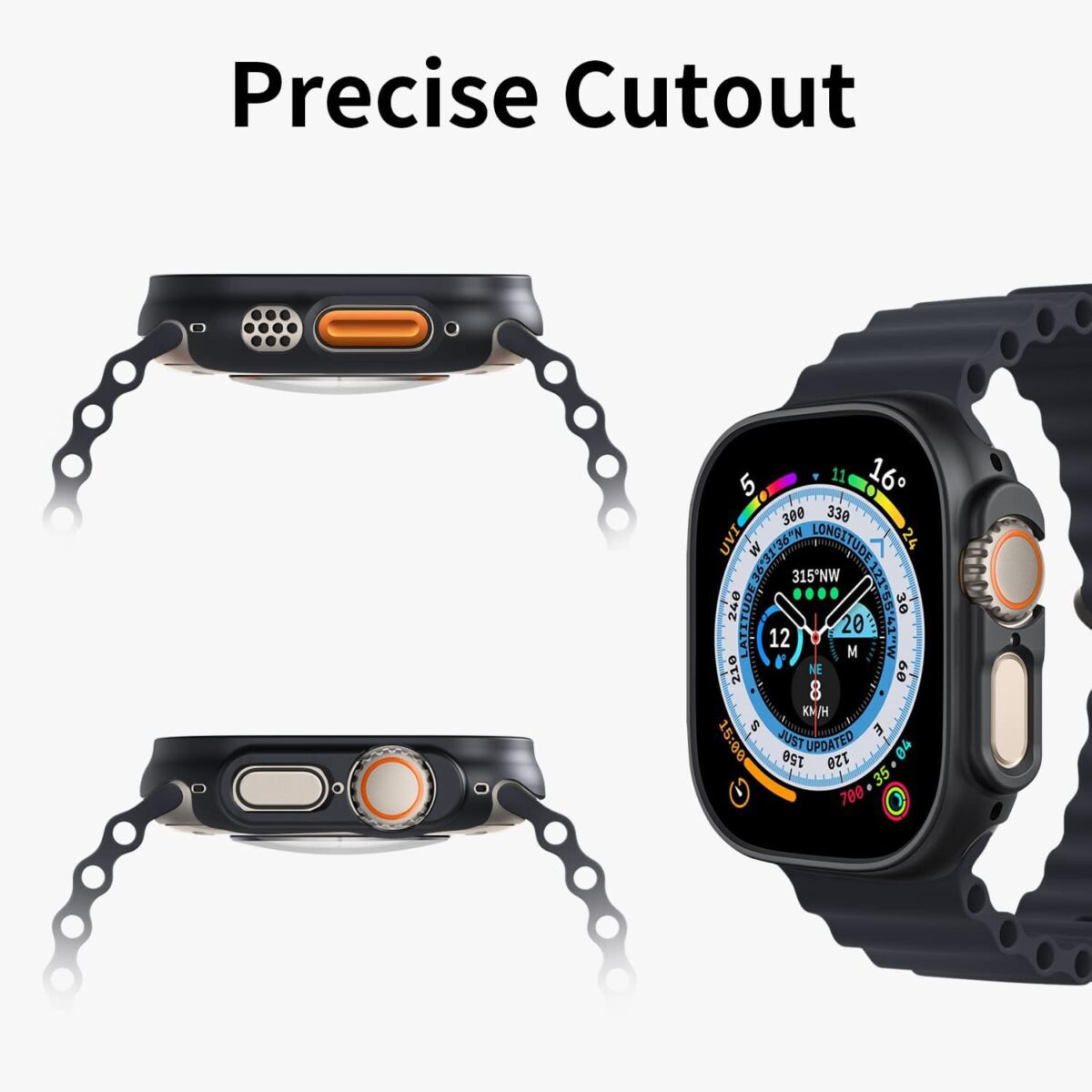 Case Cover for Apple Watch Ultra / Ultra 2 49mm Without Glass - Image 4