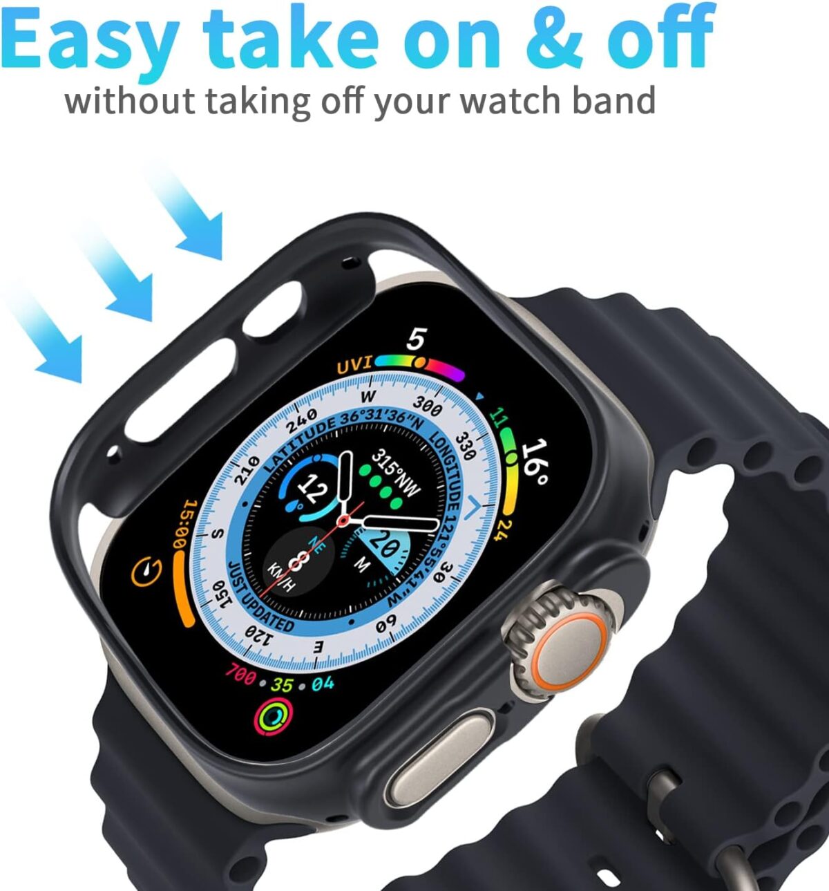 Case Cover for Apple Watch Ultra / Ultra 2 49mm Without Glass - Image 2