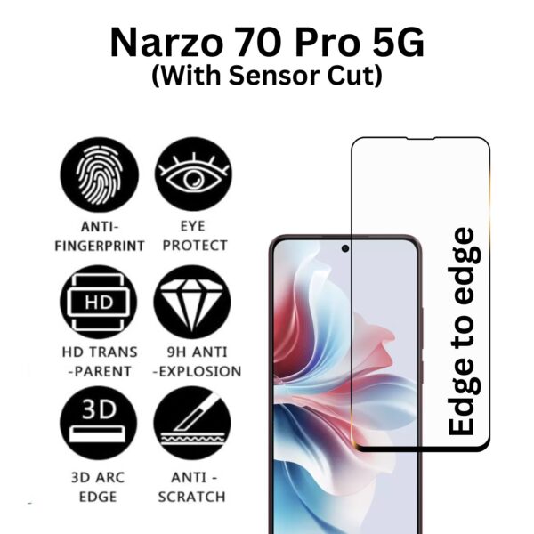 Narzo 70 Pro tempered glass