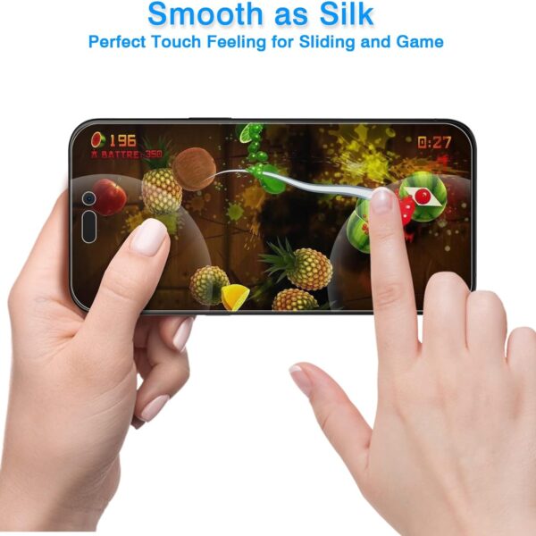 Apple iPhone 16 Pro 5G Matte Screen Guard For Front With Intallation kit and Guide - iWishKart - Image 7