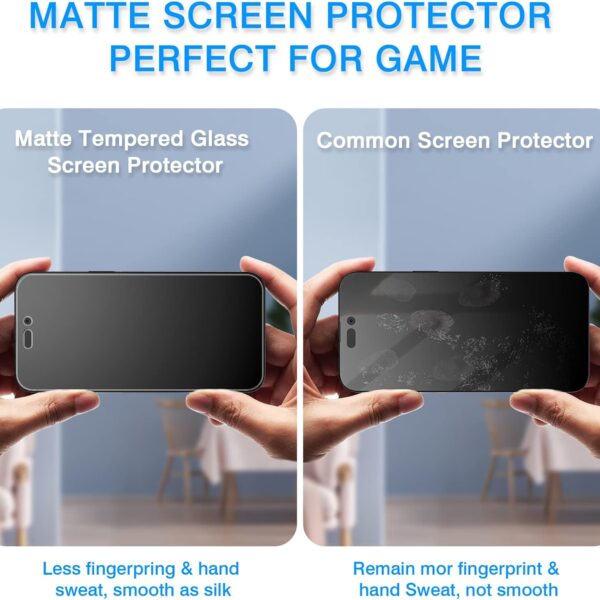 Apple iPhone 16 Pro 5G Matte Screen Guard For Front With Intallation kit and Guide - iWishKart - Image 8