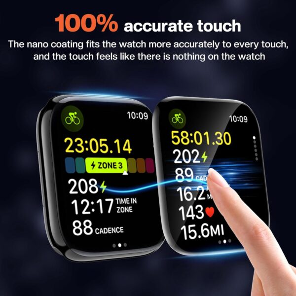 Apple Watch Series 10 46mm 1.96Inch Tempered Glass For SmartWatch With Intallation kit and Guide - HiS iWishKart - Image 8