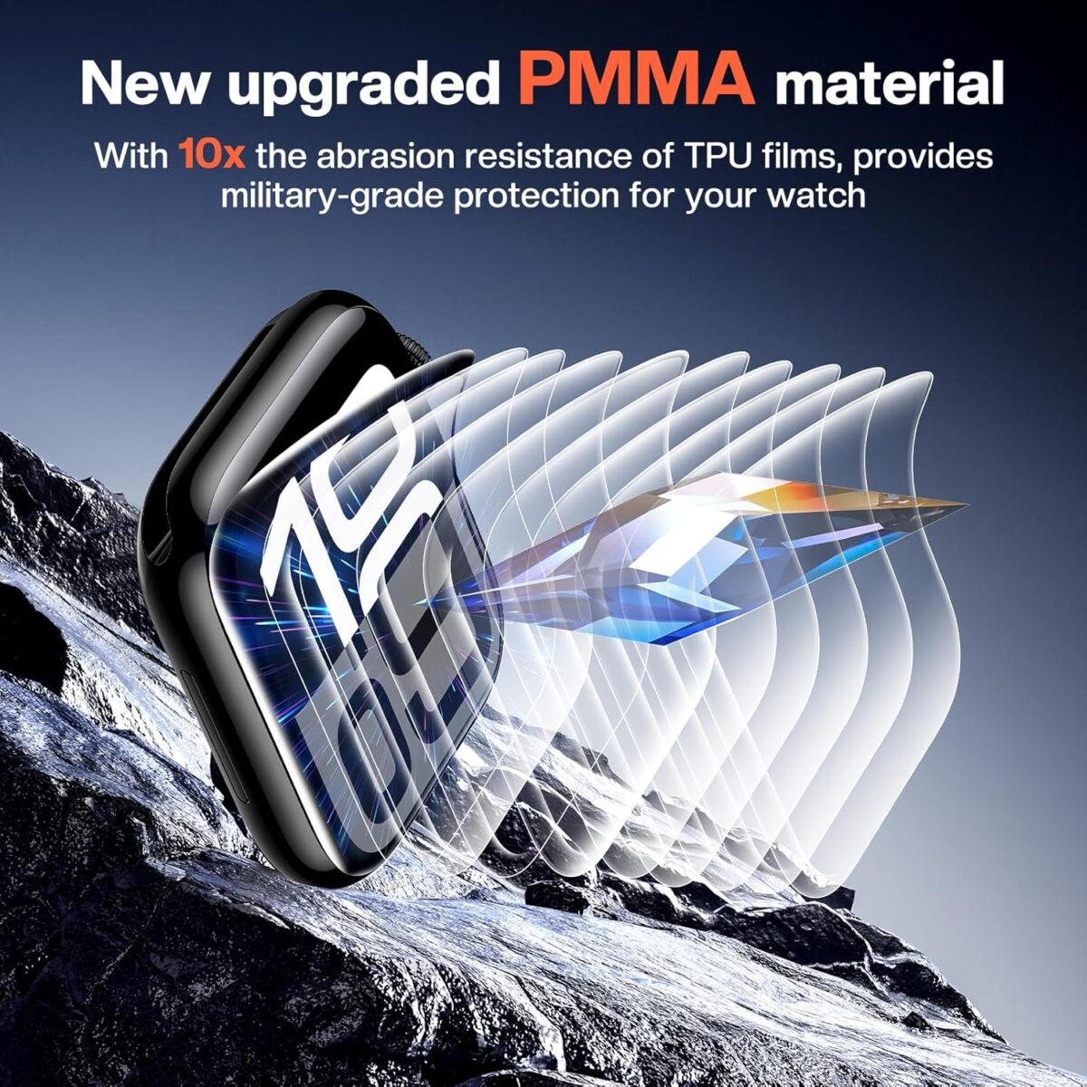 Apple Watch Series 10 46mm 1.96Inch Tempered Glass For SmartWatch With Intallation kit and Guide - HiS iWishKart - Image 7