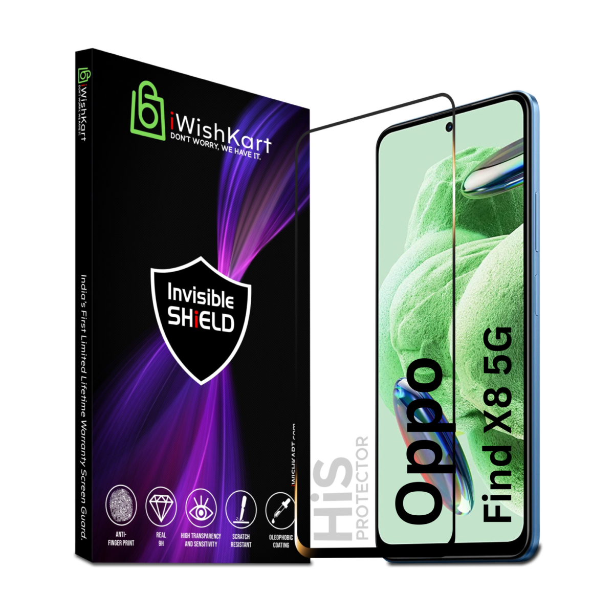 Oppo Find X8 5G Tempered Glass For Front With Intallation kit and Guide - HiS iWishKart - Image 8