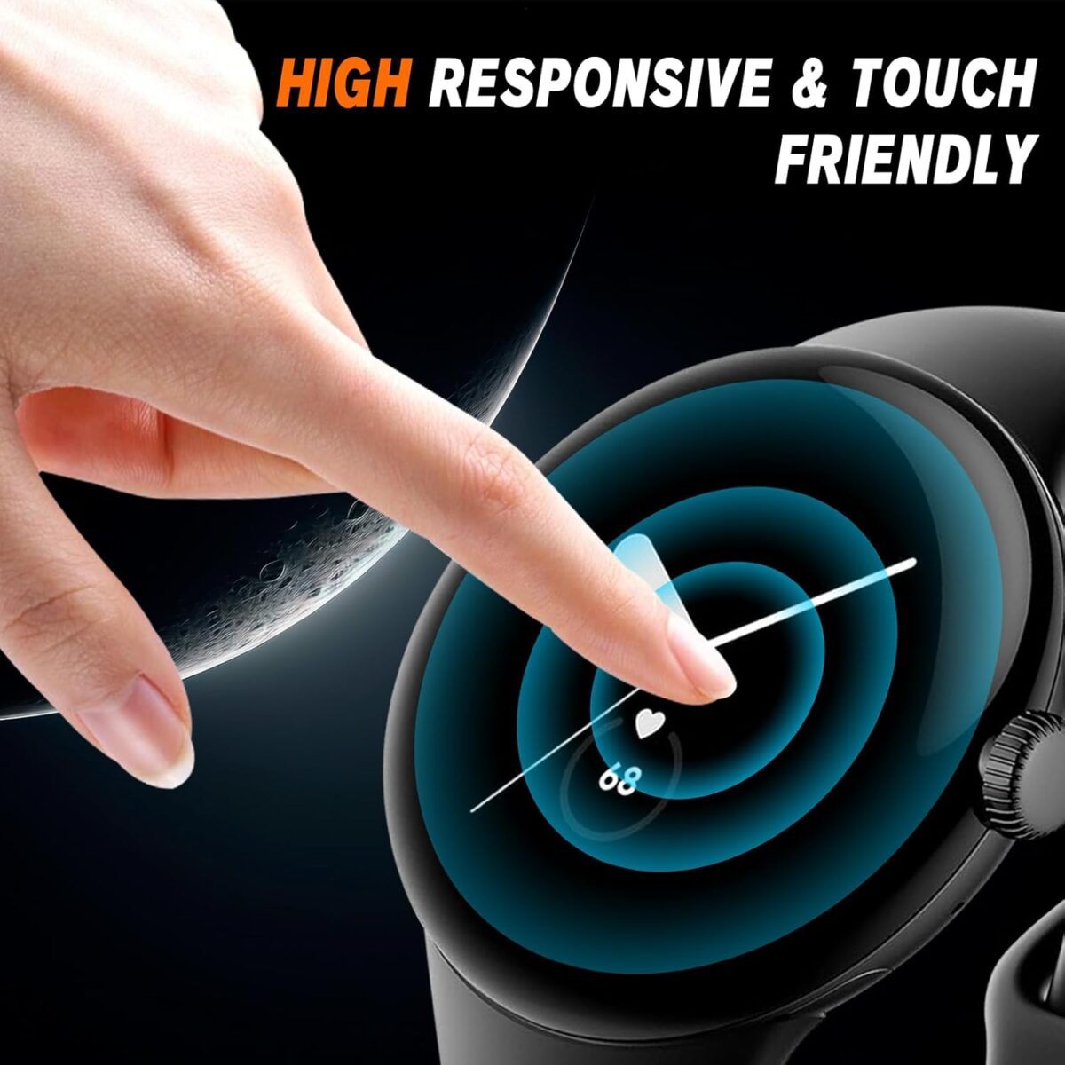 Fastrack Dezire FX1 1.38Inch Tempered Glass For SmartWatch With Intallation kit and Guide - HiS iWishKart - Image 7