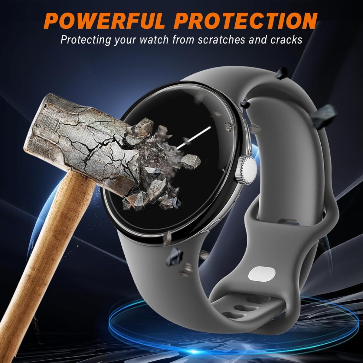 Fastrack Dezire FX1 1.38Inch Tempered Glass For SmartWatch With Intallation kit and Guide - HiS iWishKart - Image 8