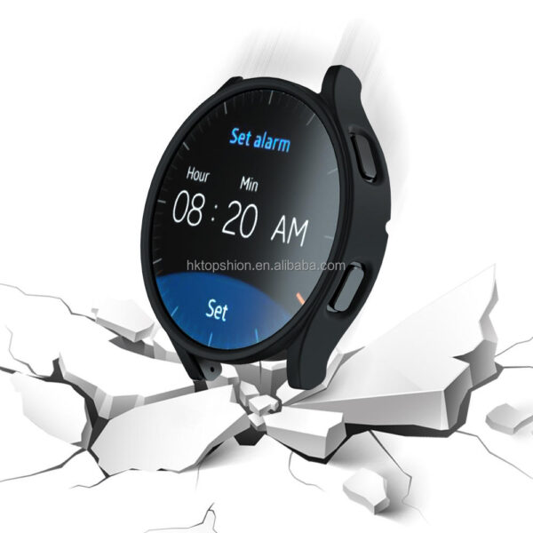 Samsung Galaxy Watch 5 / 4 44mm case with Tempered Glass Screen Protector, All-Around Ultra-Thin Bumper Full Cover Hard PC Protective for iWatch from iWishKart - Image 2