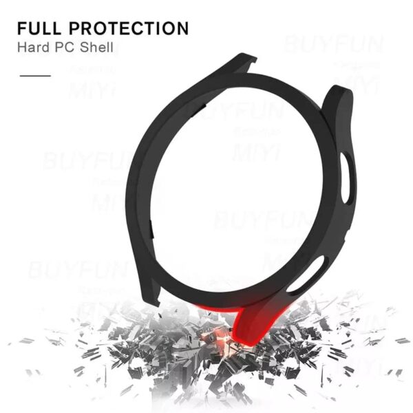 Samsung Galaxy Watch 5 / 4 44mm case with Tempered Glass Screen Protector, All-Around Ultra-Thin Bumper Full Cover Hard PC Protective for iWatch from iWishKart - Image 4