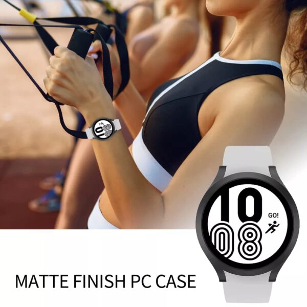 Samsung Galaxy Watch 5 / 4 44mm case with Tempered Glass Screen Protector, All-Around Ultra-Thin Bumper Full Cover Hard PC Protective for iWatch from iWishKart - Image 5